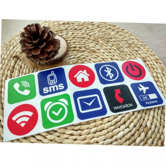 10pcs Ntag213 NFC Tag Card Stickers Label Rfid Tag Card Adhesive Key llaverosToken Patrol