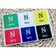 (6 Pcs/Lot) NFC Tags Stickers Ntag216 13.56mhz RFID Smart Tag Card Tape Card for All NFC Android Phone