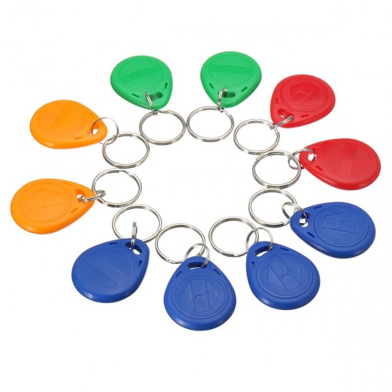 EM4305 125KHZ Copy Rewritable EM ID Keyfobs RFID Tag Key Ring Card