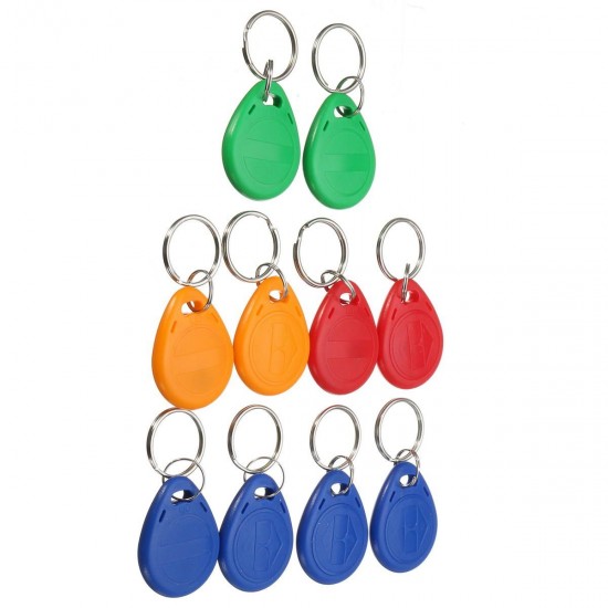 EM4305 125KHZ Copy Rewritable EM ID Keyfobs RFID Tag Key Ring Card