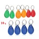 EM4305 125KHZ Copy Rewritable EM ID Keyfobs RFID Tag Key Ring Card