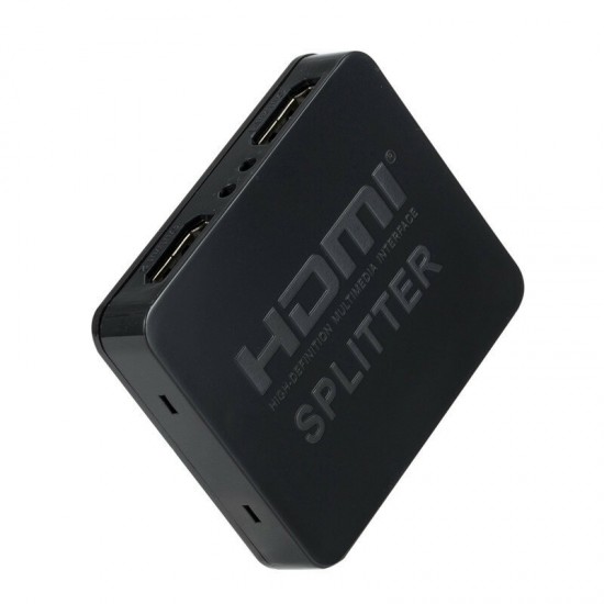 1080P Full HD 3D 1 In 2 Out HDMI Splitter 1X2 HDMI Switcher Hub Signal Distributor for Camera XBOX HDMI