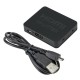 1080P Full HD 3D 1 In 2 Out HDMI Splitter 1X2 HDMI Switcher Hub Signal Distributor for Camera XBOX HDMI