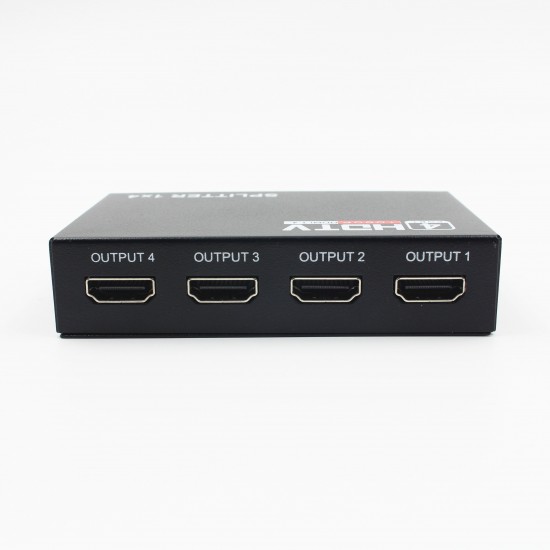 1080P HD 1 In 4 Out HDMI Splitter V1.4 HDMI Video Splitter One Input Four Output Converter HDMI Adapter for PC TV BOX IPTV TV BOX DVD