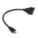 1080P HDMI Cable Splitter Adapter 2.0 Converter 1 In 2 Out 1 Male to 2 Female