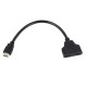 1080P HDMI Cable Splitter Adapter 2.0 Converter 1 In 2 Out 1 Male to 2 Female