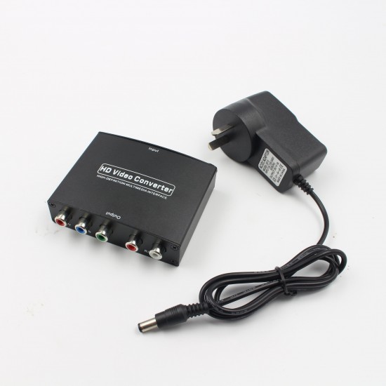1080P HDMI to YPbPr 5RCA RGB + R/L Video Audio Converter Adapter HDMI to Component Converter for PS3 Xbox DVD Players to HDTV and Projector 1080P HDMI to YPbPr 5RCA RGB + R/L Video Audio Converter Adapter HDMI to Component Converter for PS3 Xbox DVD Players to HDTV and Projector