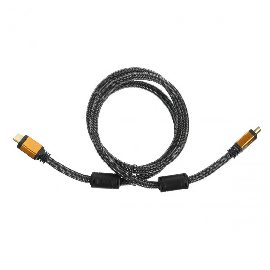 1.5M 3D-Orange HD Cable Lead V2.0 Gold High Speed for HDTV Ultra Hd HD 2160p 4K