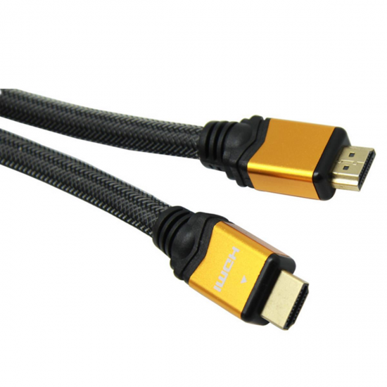 1.5M 3D-Orange HD Cable Lead V2.0 Gold High Speed for HDTV Ultra Hd HD 2160p 4K