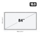 16:9 4:3 84 Inches Portable Projector Curtain Foldable HD Movie Projector Screen Home Theatre Office Meeting Projection 16:9 4:3 84 Inches Portable Projector Curtain Foldable HD Movie Projector Screen Home Theatre Office Meeting Projection