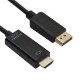 1.8M DP to HDMI Cable Adapter Cable 4Kx2K Resolution HD Displayport To HDMI Converter