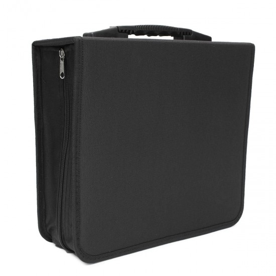 288 Disc CD DVD Box Storage Case Carry Bag Binder Book Sleeves Rack Holder