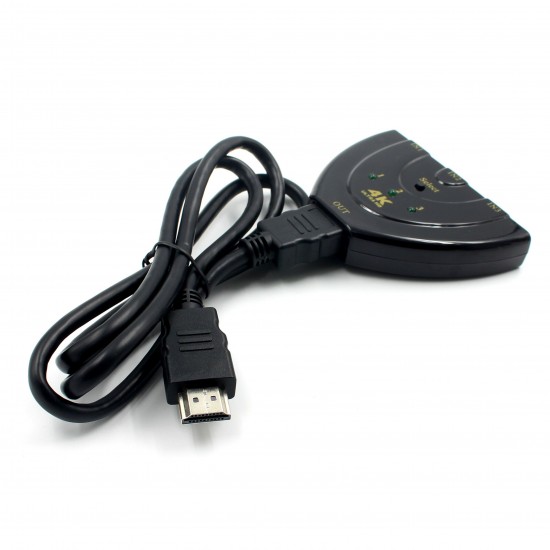 3 Port HDMI Switch Adapter AV Switcher Selector Converter Splitter Hub Cable for HDTV 1080P Xbox 3 Port HDMI Switch Adapter AV Switcher Selector Converter Splitter Hub Cable for HDTV 1080P Xbox