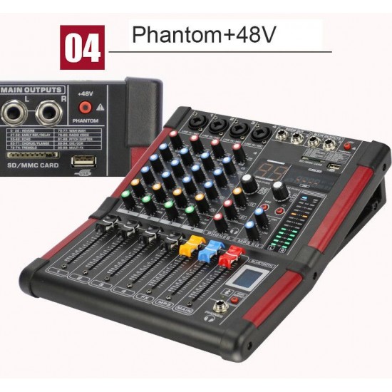 4 Channels Mixing 99 Professional Effects Bluetooth Recording Mixing Station Performs