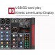 4 Channels Mixing 99 Professional Effects Bluetooth Recording Mixing Station Performs