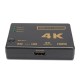 4K 3 in 1out HD Switch Hub Splitter TV Switcher Adapter Ultra HD for HDTV PC