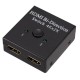 4Kx2K Bi Direction Switch HDMI Two-way Switcher HD 2 In 1 Out Converter for HDTV TV Box Monitor Projector