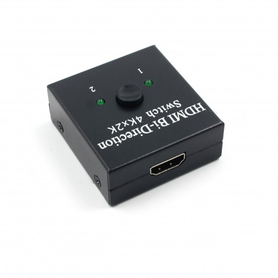 4Kx2K Bi Direction Switch HDMI Two-way Switcher HD 2 In 1 Out Converter for HDTV TV Box Monitor Projector