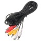 5m 3 RCA Male to Female Plug Splitter Audio Video AV Adapter Extension Cable DVD