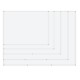 60 72 84 100 120 Inch 4 : 3 White High Brightness Reflective Projector Screen Cloth Foldable Fabric Cloth for Indoor Outdoor Movie