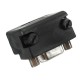 90 Degree Right Angle 15 Pin VGA SVGA Male to Female Converter Adapter