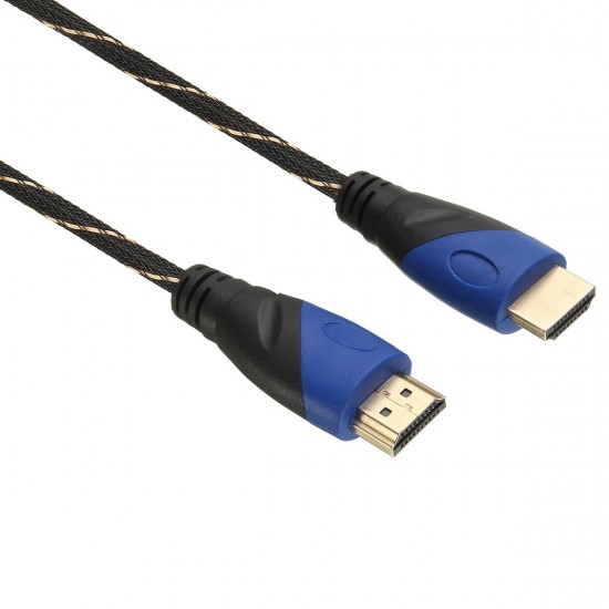 Braided HD Cable V1.4 1080P HD 3D for PS3 Xbox HDTV with DVI Connector
