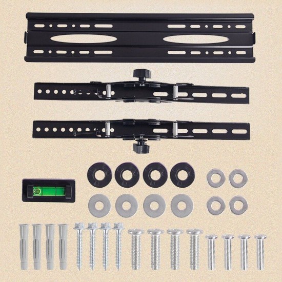 PTS0025 Universal TV Wall Mount Adjustable Ultra Slim Plasma Tilted Monitor Vesa Wall Bracket Suitable for 32 - 65 inch LCD LED HD TV Television PTS0025 Universal TV Wall Mount Adjustable Ultra Slim Plasma Tilted Monitor Vesa Wall Bracket Suitable for 32 - 65 inch LCD LED HD TV Television