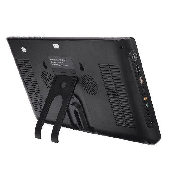 1002D 10.1 Inch DVB-T2 1080P HD Analog DTV ATV Portable TV Television Support TF Card USB PVR 1002D 10.1 Inch DVB-T2 1080P HD Analog DTV ATV Portable TV Television Support TF Card USB PVR