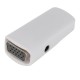 FHD 1080P HDMI Female to VGA Female Mini Adapter with Audio Cable HDMI to VGA Converter for PC Laptop Computer Display Projector FHD 1080P HDMI Female to VGA Female Mini Adapter with Audio Cable HDMI to VGA Converter for PC Laptop Computer Display Projector
