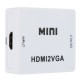 HD 1080P HDMI to VGA MINI Converter HDMI2VGA Video Adapter Box for Xbox360 PC DVD PS3 Television HD 1080P HDMI to VGA MINI Converter HDMI2VGA Video Adapter Box for Xbox360 PC DVD PS3 Television