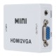 HD 1080P HDMI to VGA MINI Converter HDMI2VGA Video Adapter Box for Xbox360 PC DVD PS3 Television