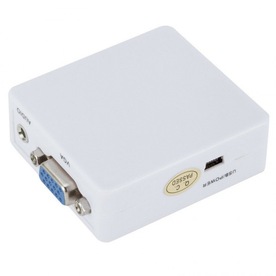 HD 1080P HDMI to VGA MINI Converter HDMI2VGA Video Adapter Box for Xbox360 PC DVD PS3 Television HD 1080P HDMI to VGA MINI Converter HDMI2VGA Video Adapter Box for Xbox360 PC DVD PS3 Television