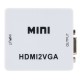 HD 1080P HDMI to VGA MINI Converter HDMI2VGA Video Adapter Box for Xbox360 PC DVD PS3 Television HD 1080P HDMI to VGA MINI Converter HDMI2VGA Video Adapter Box for Xbox360 PC DVD PS3 Television