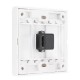 HD 1.4 Wall Plate with Angle Side Female to Female Connector HD 1.4 Wall Plate with Angle Side Female to Female Connector