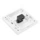 HD 1.4 Wall Plate with Angle Side Female to Female Connector