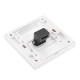 HD 1.4 Wall Plate with Angle Side Female to Female Connector HD 1.4 Wall Plate with Angle Side Female to Female Connector