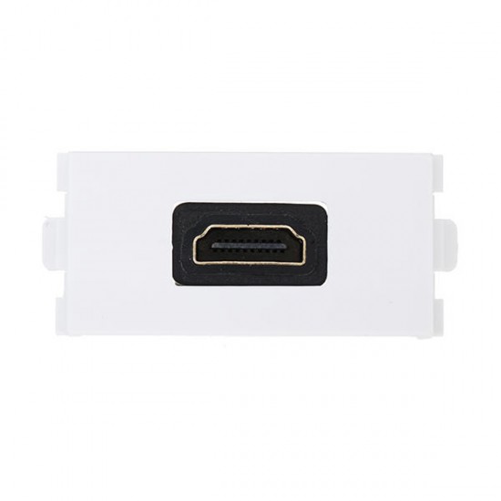 HD Female to Female Connector with 90 Degree Angle Side HD Wall plate