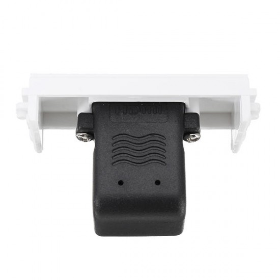 HD Female to Female Connector with 90 Degree Angle Side HD Wall plate