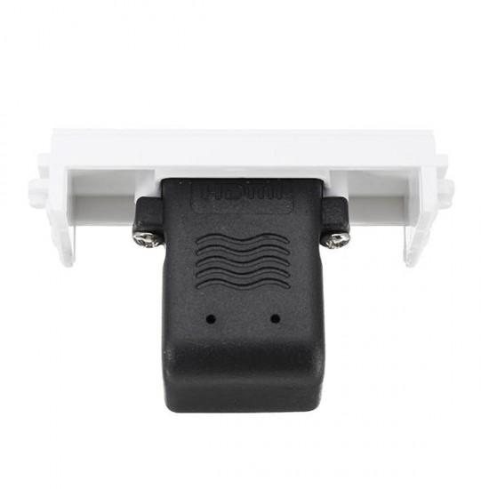 HD Female to Female Connector with 90 Degree Angle Side HD Wall plate HD Female to Female Connector with 90 Degree Angle Side HD Wall plate