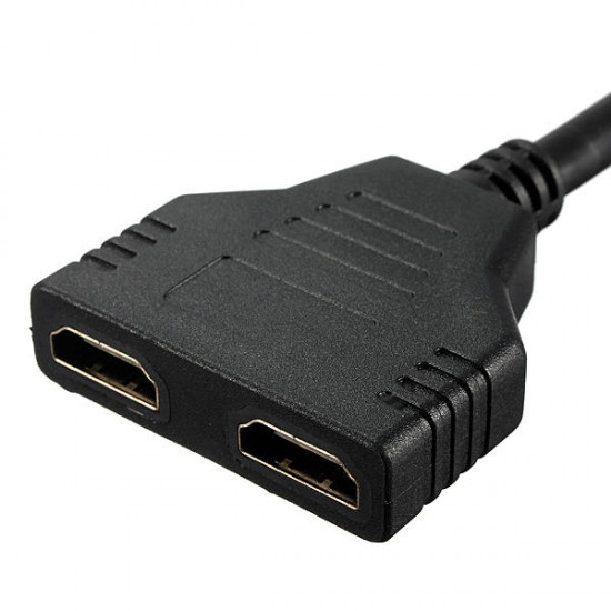 HD Male to 2 HD Female 1 in 2 out Splitter Adapter Connector Cable
