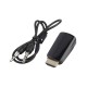 HD Male to VGA Female with Audio Cable Adaptor Converter HD Male to VGA Female with Audio Cable Adaptor Converter