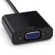 HDMI TO VGA HDMI Male to VGA Female Converter Adapter with Audio Cable Support 1080P