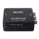 HDMI To RCA Video Audio Converter Composite 1080P Audio Video AV CVBS Adapter Converter For TV