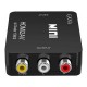 HDMI to RCA AV Adapter Box Composite CVBS 3RCA Video Converter Full HD 1080P