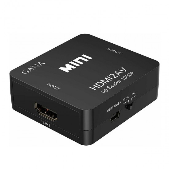 HDMI to RCA AV Adapter Box Composite CVBS 3RCA Video Converter Full HD 1080P