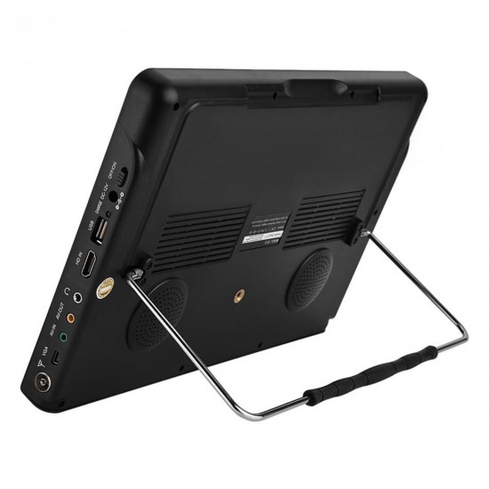 D12 Portable 12 Inch TFT HD VGA ATSC ATSC.M/H TV Television Digital Analog Support Dolby