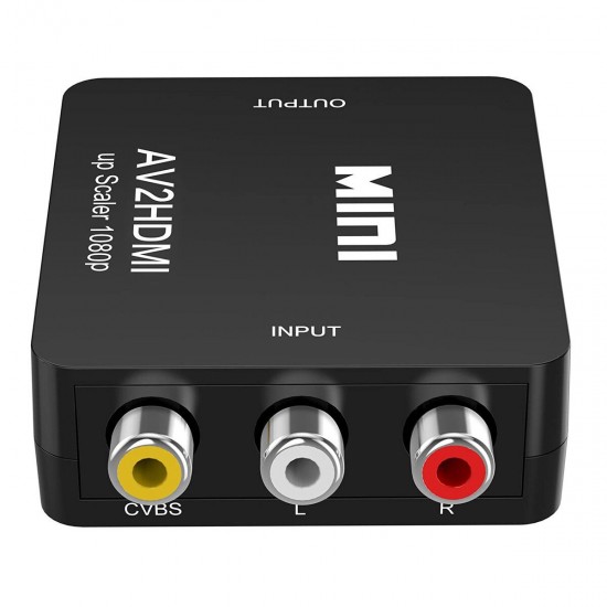 Mini Composite AV CVBS Video Adapter 720p 1080p RCA to HDMI Converter