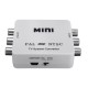 Mini PAL to NTSC TV Video System Bi-directional Converter Switch Adapter