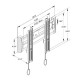 NB C1-F Universal 17-37in SPCC Wall Mount Flat Panel LCD LED TV Holder Ultrathin Quick Installation TV Stand Load 40lbs NB C1-F Universal 17-37in SPCC Wall Mount Flat Panel LCD LED TV Holder Ultrathin Quick Installation TV Stand Load 40lbs