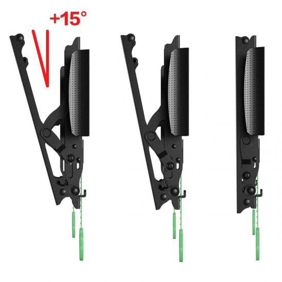 NB C1-T Universal 17-32in SPCC Wall Mount Tilting Flat Panel LED LCD TV Monitor Holder Bracket Load 18.2kg